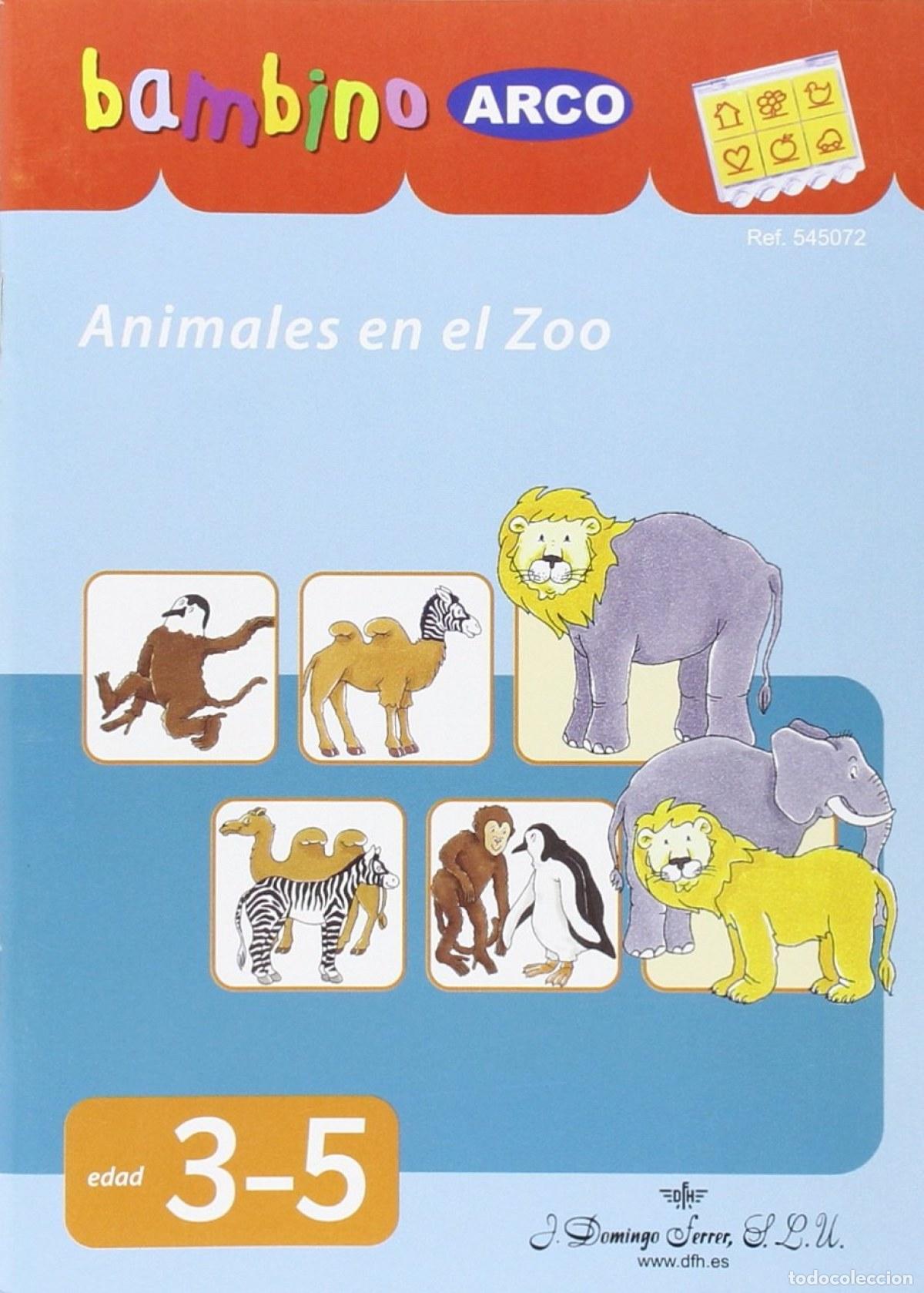 books: ANIMALES EN EL ZOO - Pasatiempos, acertijos y juegos