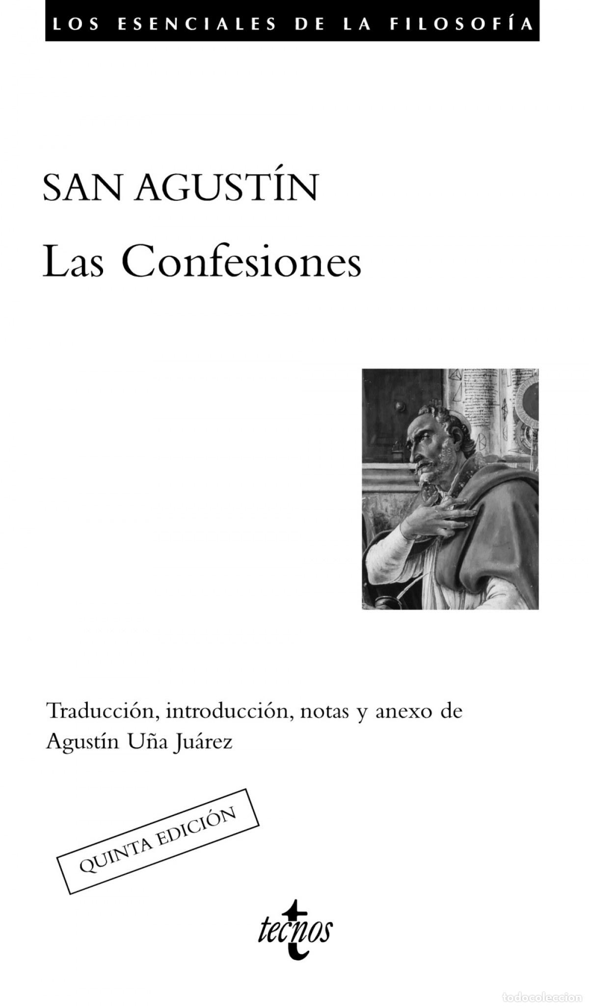 Livres: LAS CONFESIONES - VV.AA. Traducci&oacute;n: U&ntilde;a Ju&aacute;rez, Agust&iexcl;n