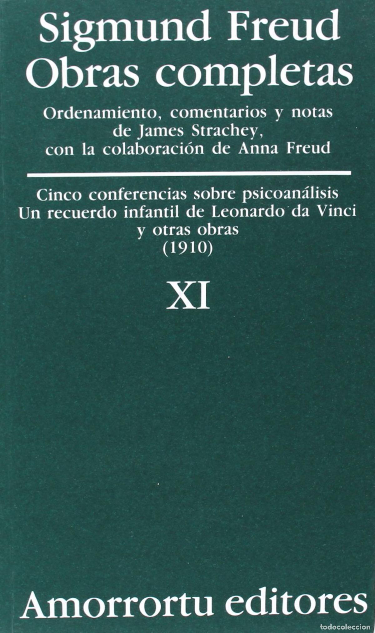 Libros: OBRAS COMPLETAS. VOLUMEN 11 - Freud, Sigmund
