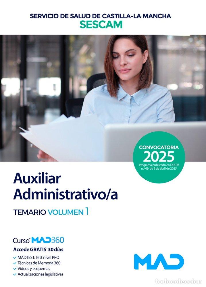 Livros: TEMARIO I AUXILIAR ADMINISTRATIVO;A SESCAM - VV.AA
