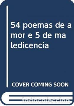 Libros: 54 POEMAS DE AMOR E 5 DE MALEDICENCIA - Telles De Menezes, Salvato