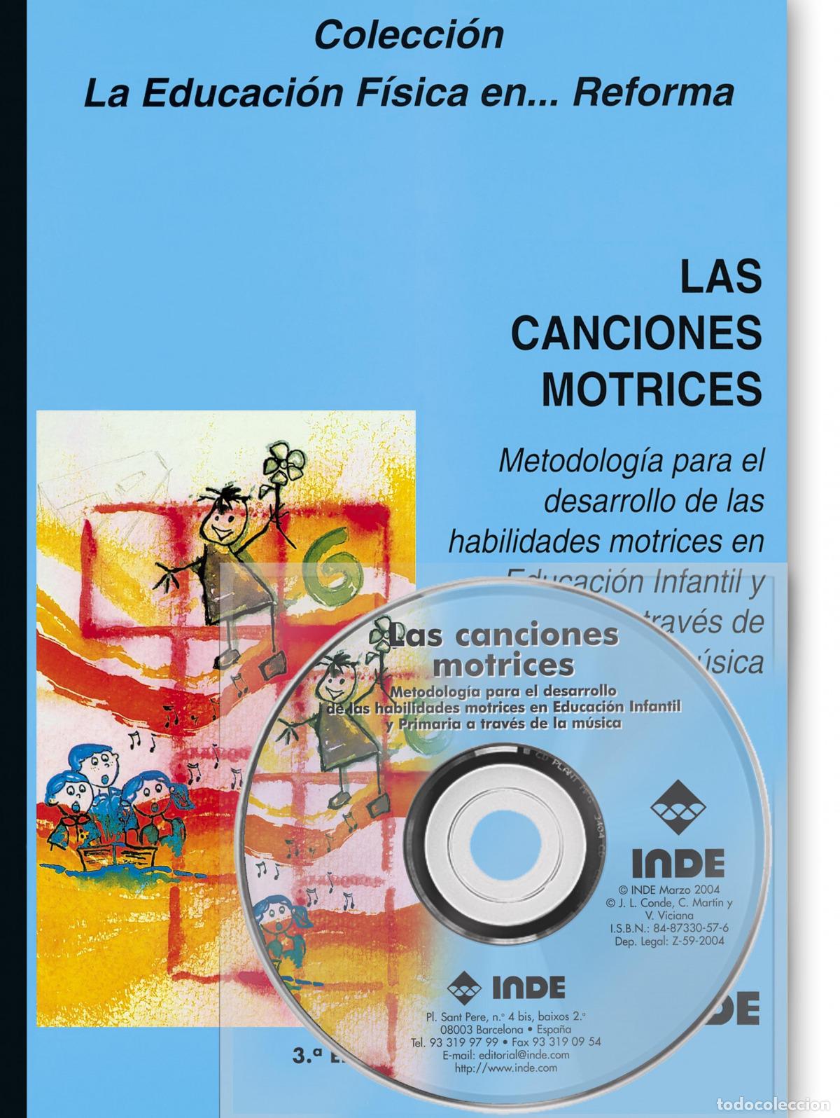 Libri: LAS CANCIONES MOTRICES (LIBRO +CD) - Conde, Jos&eacute; Luis