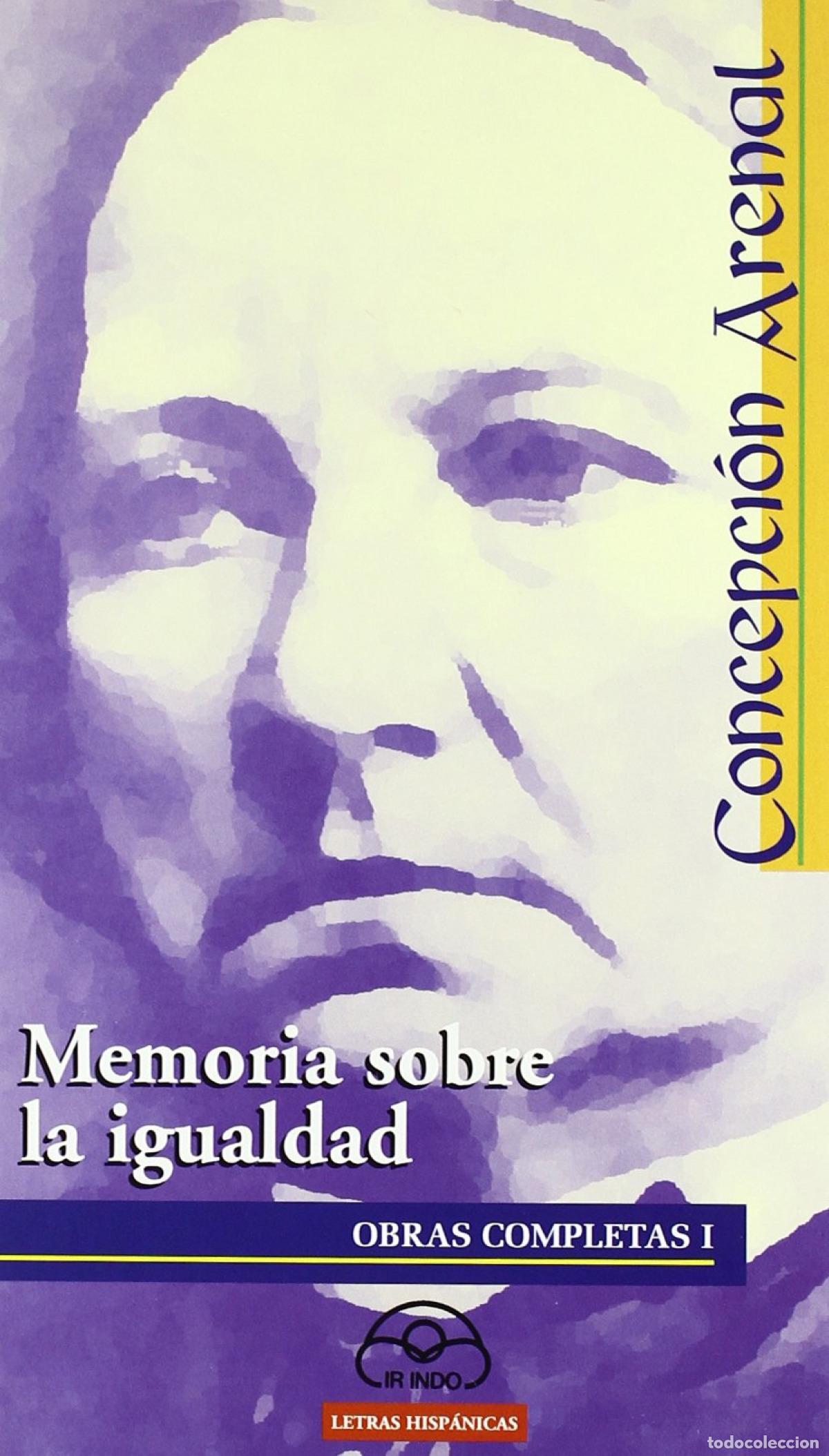 Libros: MEMORIA SOBRE LA IGUALDAD - Arenal, Concepci&oacute;n