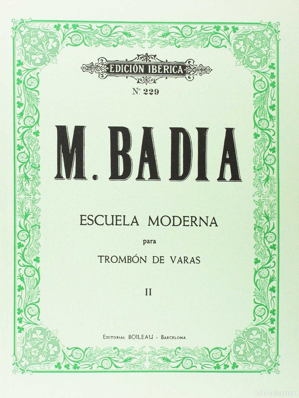 Libros: ESCUELA MODERNA PARA TOMB&Oacute;N DE VARAS VOL.II - BADIA SARRI, Miquel
