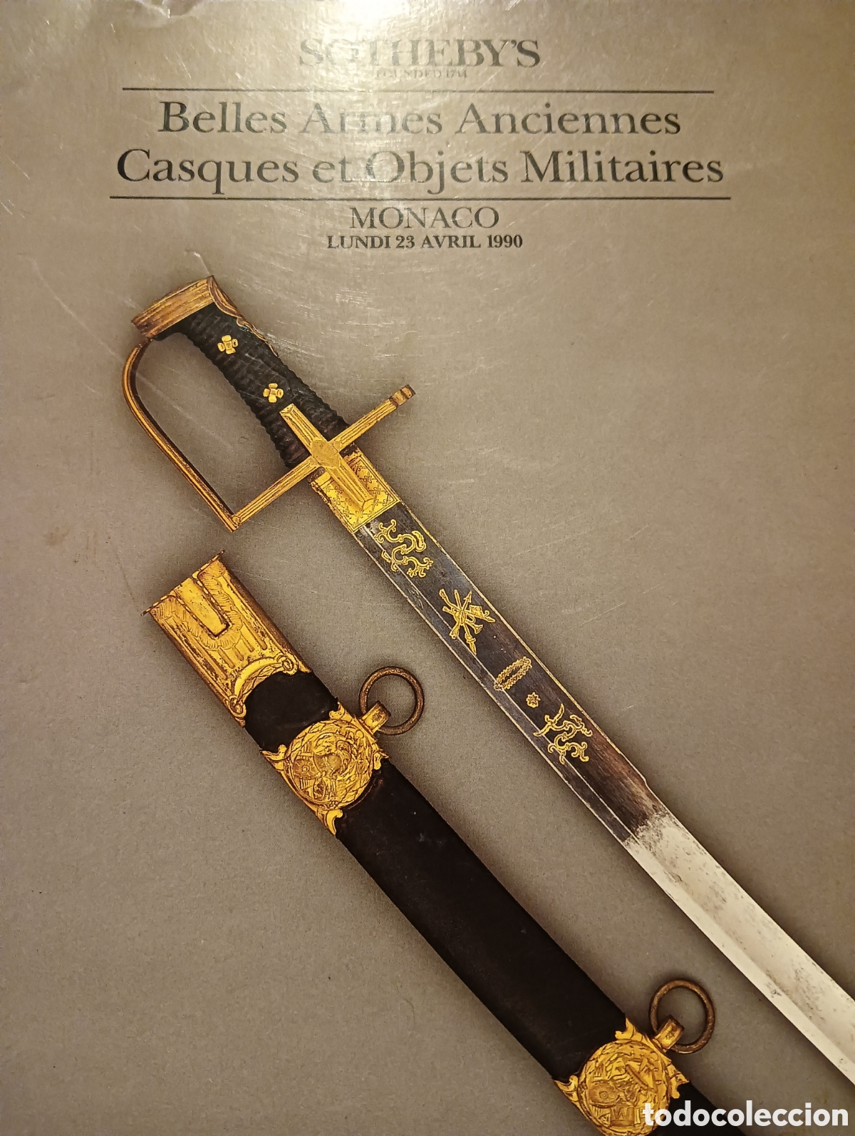 Libros: Dos cat&aacute;logos de la casa sothebys de armas blancas y de fuego