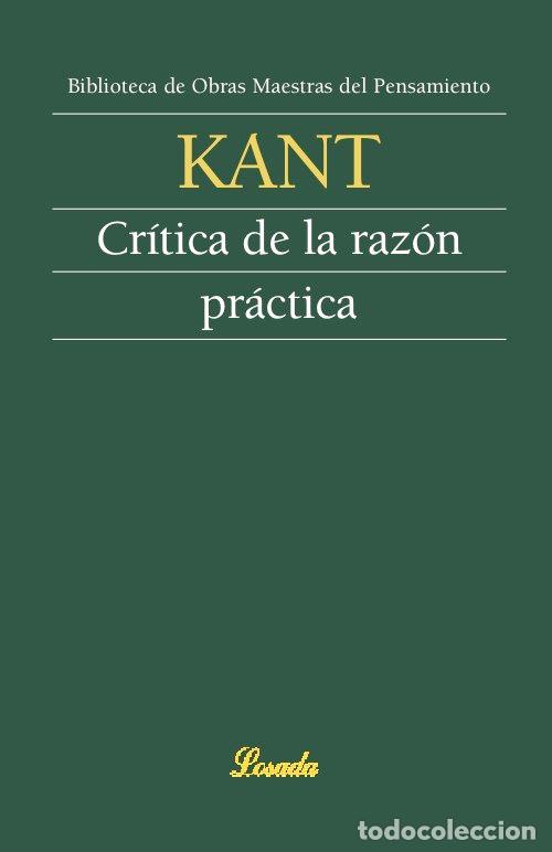 Libros: CRITICA DE LA RAZON PRACTICA - KANT, INMANUEL