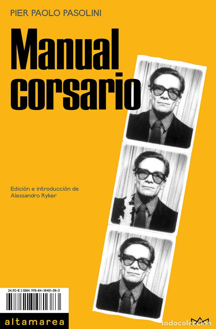 Libros: MANUAL CORSARIO - PASOLINI, PIER PAOLO