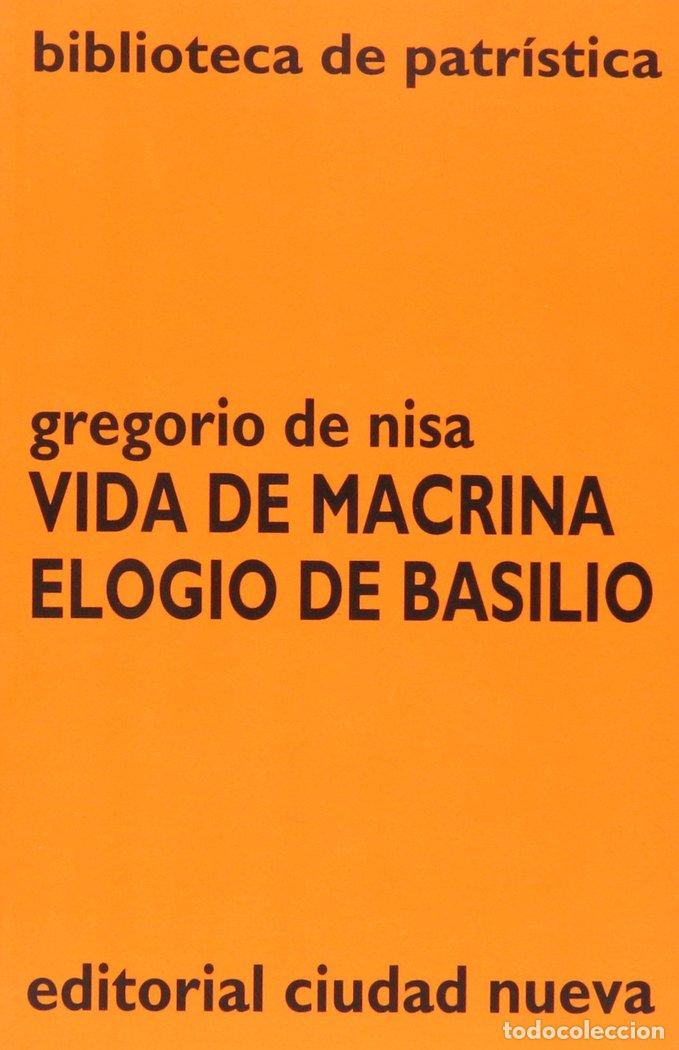 books: VIDA DE MACRINA - ELOGIO DE BASILIO - GREGORIO DE NISA
