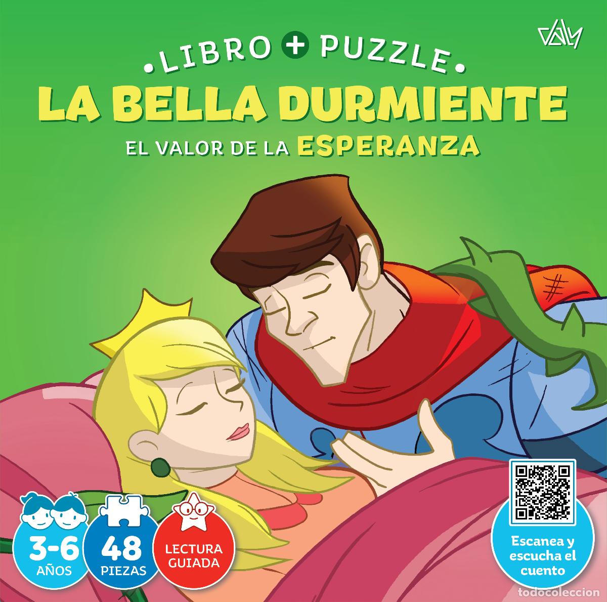 Libros: BELLA DURMIENTE.(VALOR ESPERANZA).LIBRO-PUZZLE 48 PIEZAS - Espanol/Castellano
