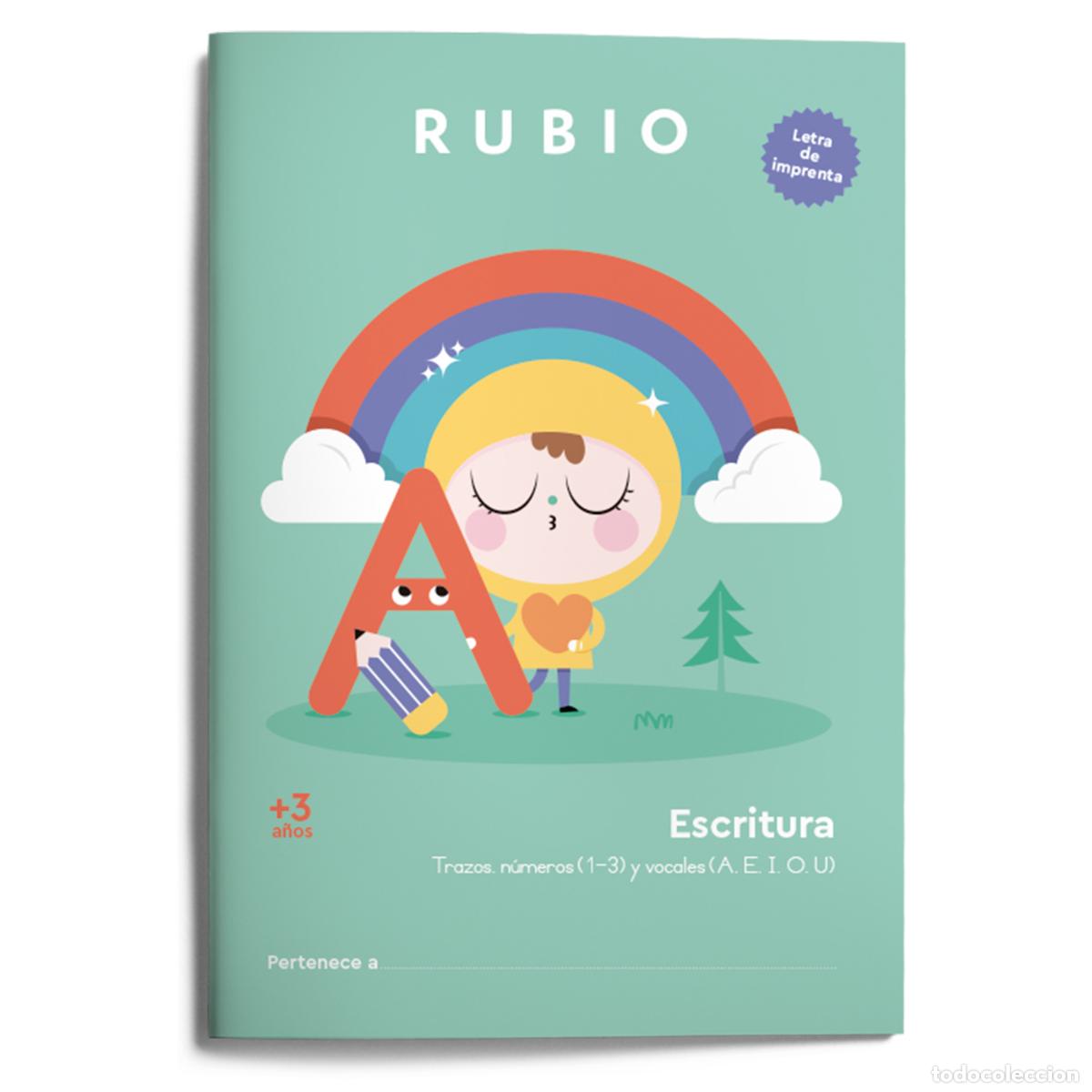 Libri: ESCRITURA CON LETRA DE IMPRENTA (+3 A&Ntilde;OS) - Ensenanza: guias de estudio y repaso