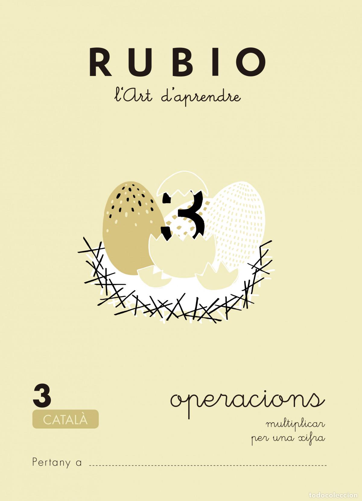 Livros: RUBIO, L'ART D'APRENDRE. OPERACIONS 3 - Rubio Polo, Enrique