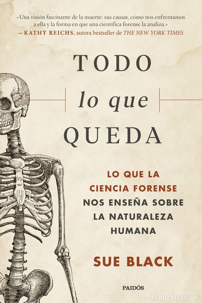 Libros: TODO LO QUE QUEDA - SUE BLACK