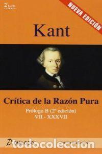 Libros: KANT CRITICA DE LA RAZON PURA - RUIZ COMPANY, FEDERICO