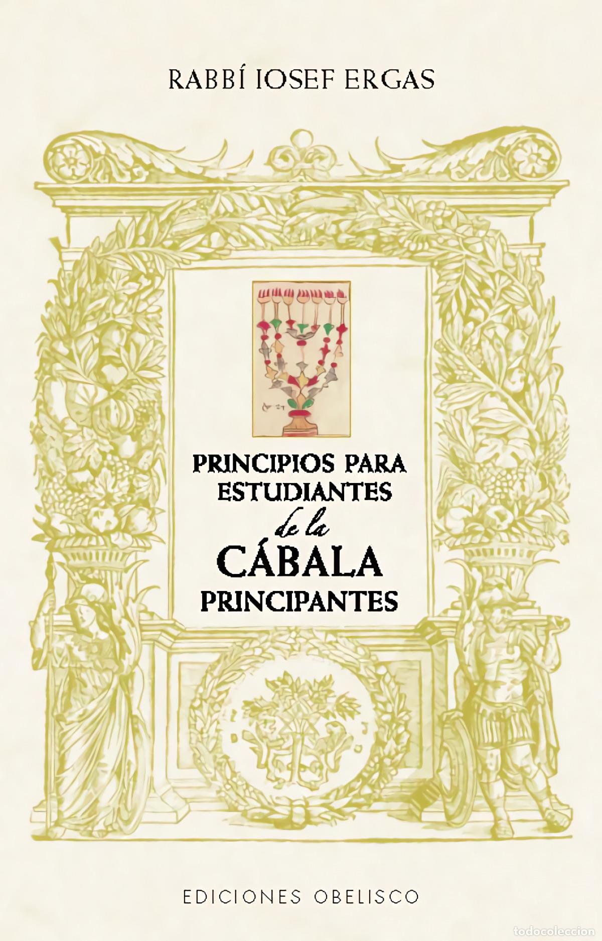 Libros: PRINCIPIOS PARA ESTUDIANTES DE C&Aacute;BALA PRINCIPIANTES - Ergas, Rabb&iacute; Iosef