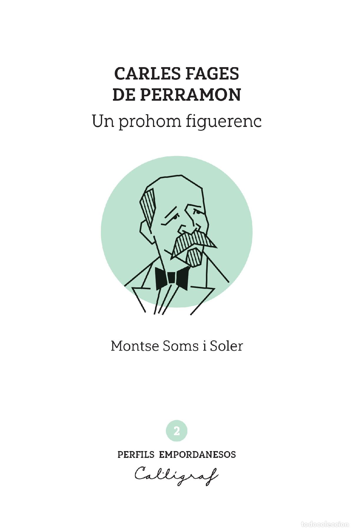 Libros: CARLES FAGES DE PERRAMON - Soms i Soler, M Montserrat