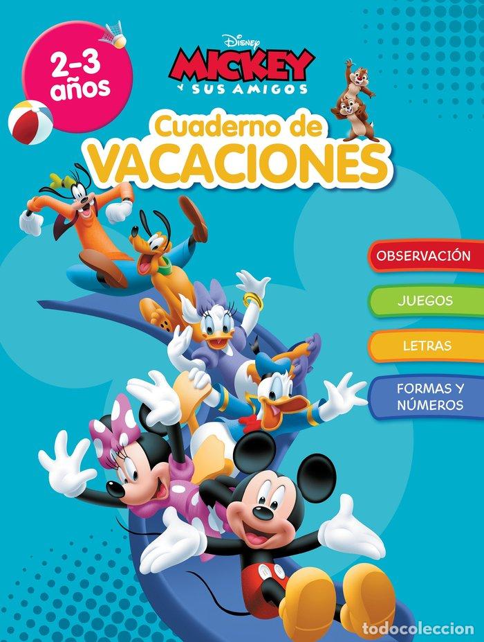 Livres: CUADERNO DE VACACIONES MICKEY 2 3 A&Ntilde;OS APRENDO CON DISNEY - DISNEY