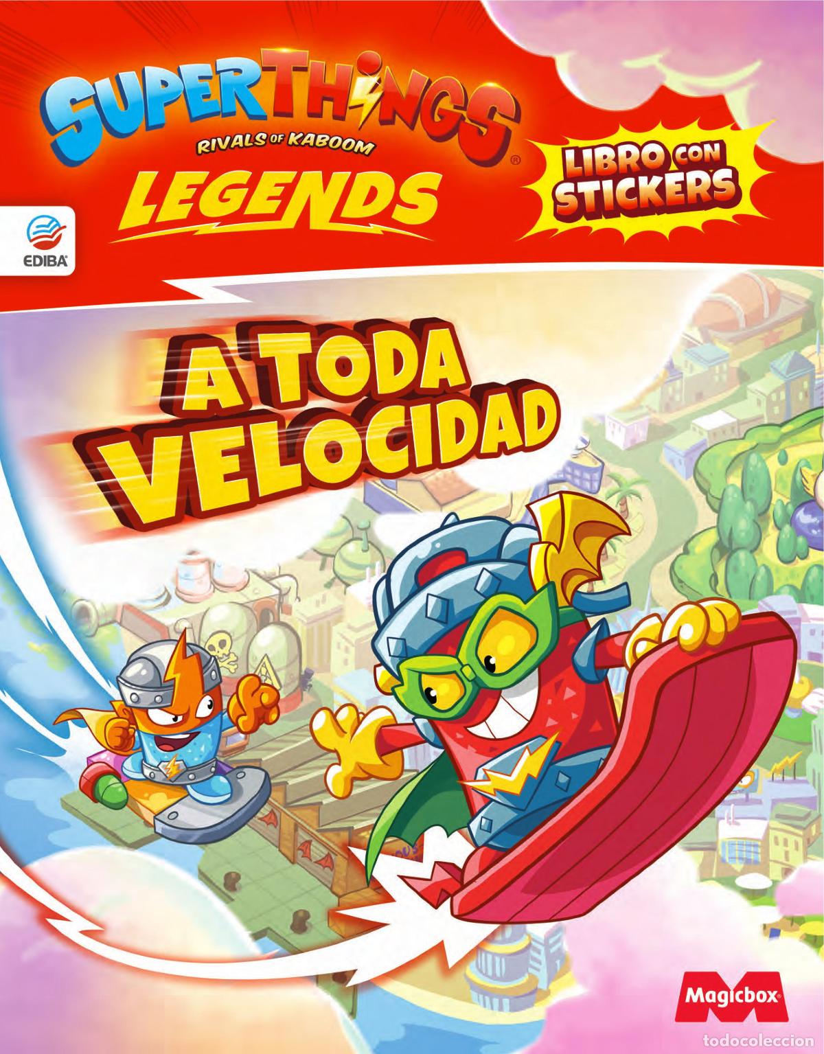 Libri: LIBRO DE STICKERS SUPERTHINGS LEGENDS - ESPA&Ntilde;A - AA.VV.