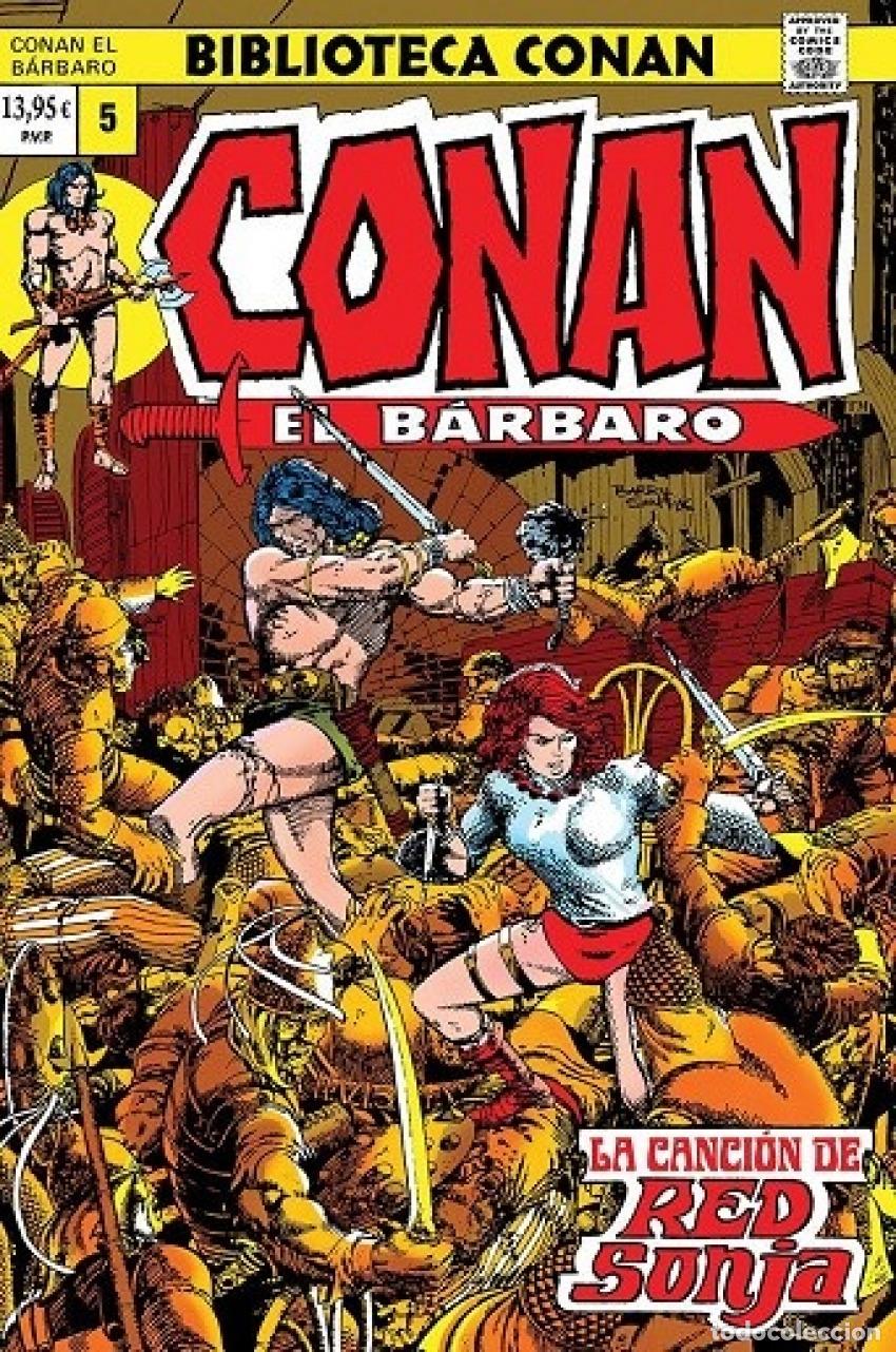 B&uuml;cher: BIBLIOTECA CONAN EL B&Aacute;RBARO 5. 1973: CONAN THE BARBARIAN 23-28 USA - THOMAS ROY