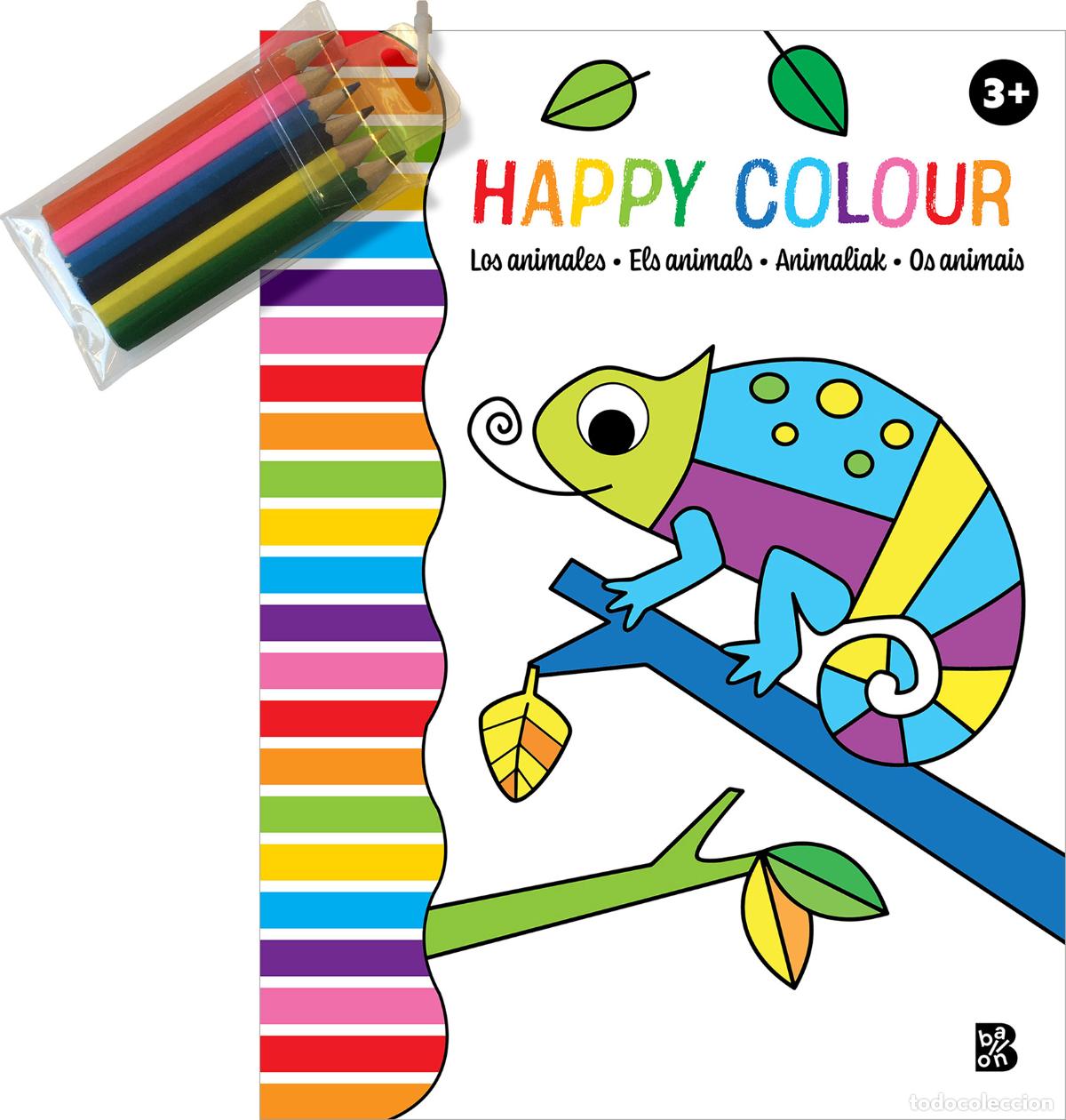 B&uuml;cher: HAPPY COLOUR - LOS ANIMALES - BALLON