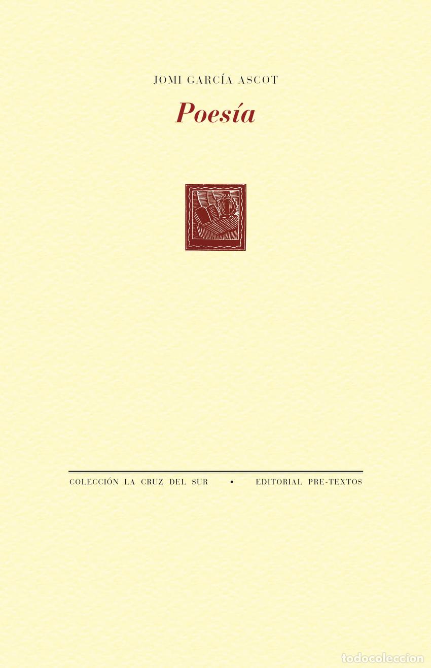 books: POES&Iacute;A - Garc&iacute;a Ascot, Jomi