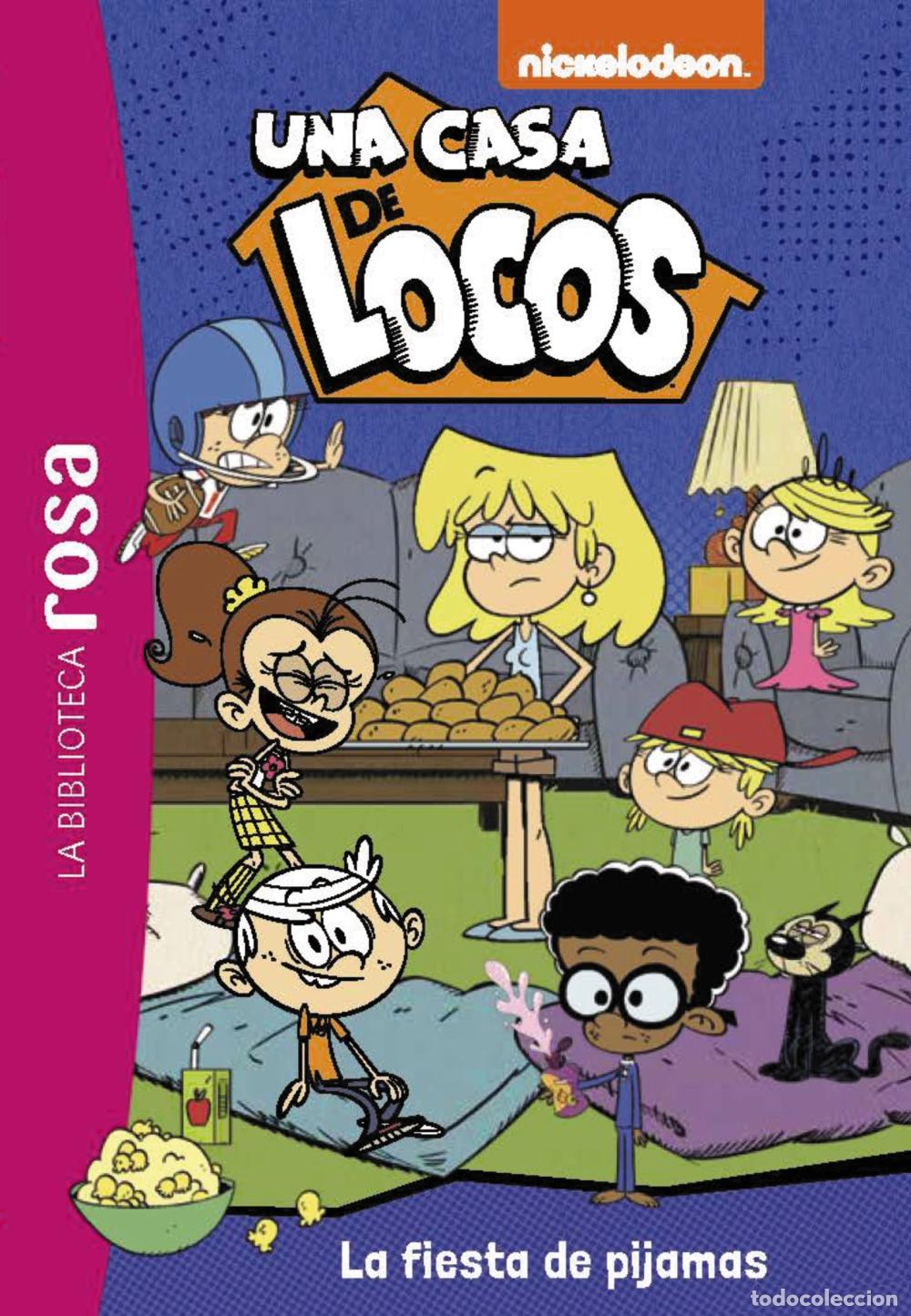 Libros: LA BIBLIOTECA ROSA. UNA CASA DE LOCOS, 8. LA FIESTA DE PIJAMAS - Gay, Olivier