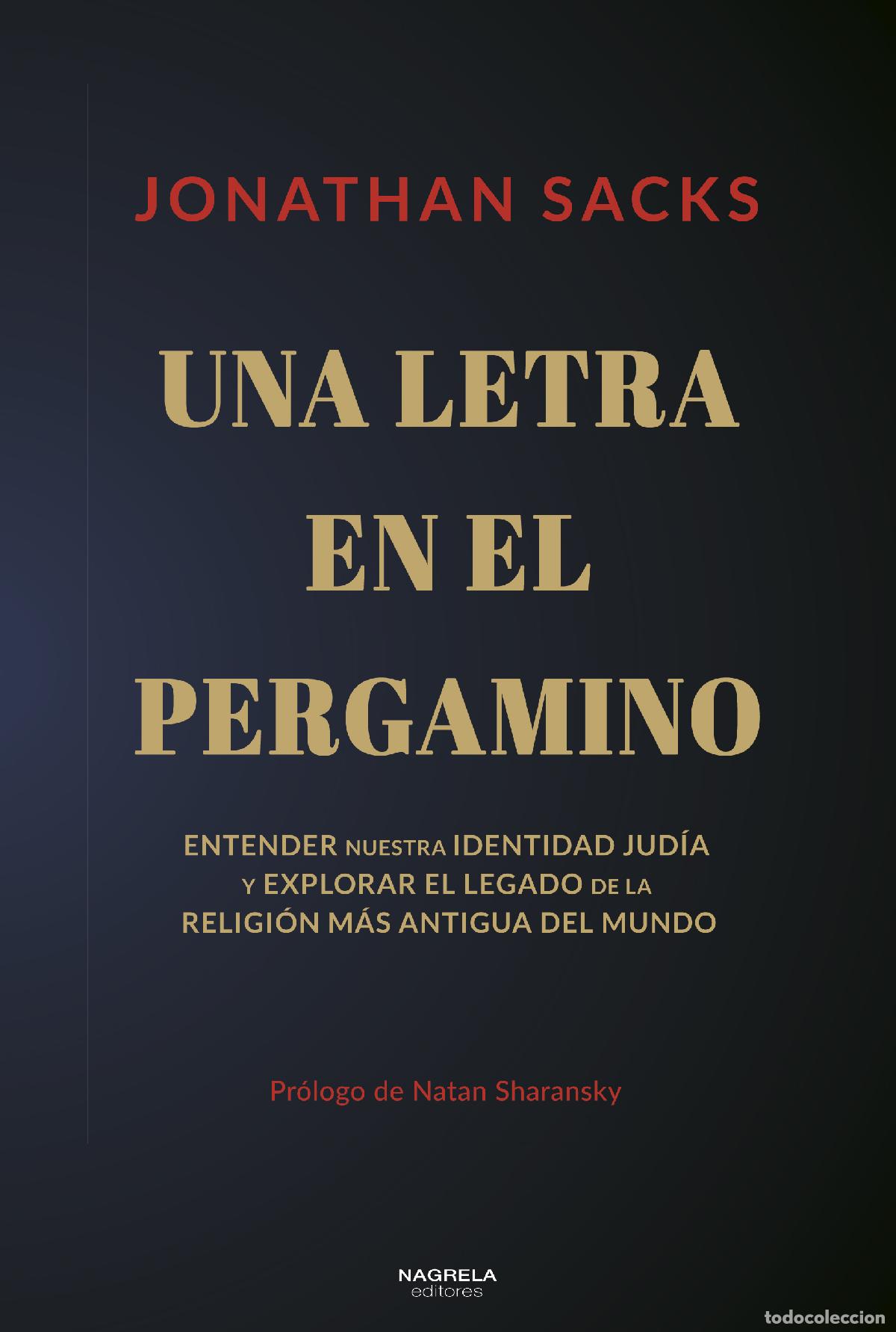 B&uuml;cher: UNA LETRA EN EL PERGAMINO - SACKS, JONATHAN