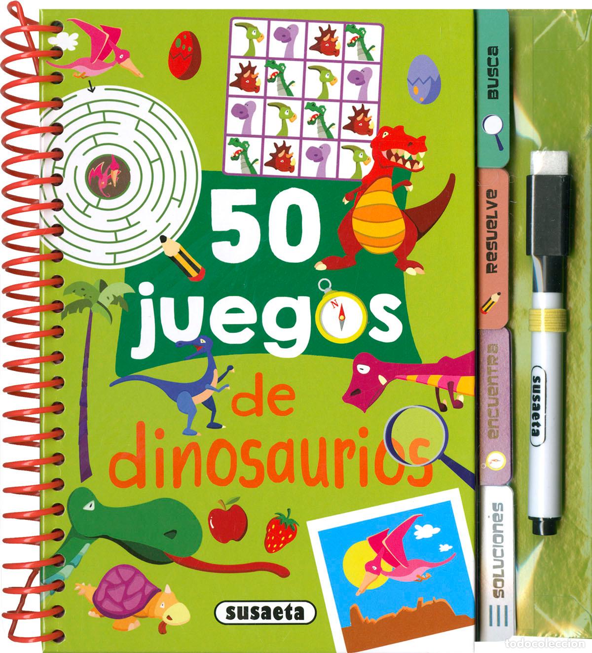 Libros: 50 JUEGOS DE DINOSAURIOS - Dibujator