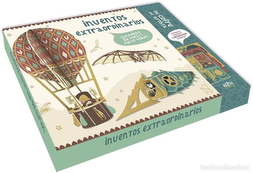 Libri: INVENTOS EXTRAORDINARIOS. LEONARDO DA VINCI / JULIO VERNE - VV AA