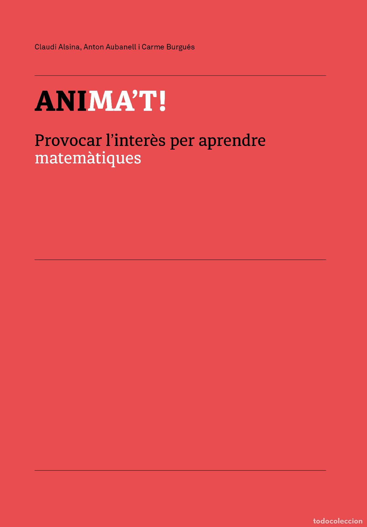 Livres: ANIMA'T! - Alsina Catal&agrave;, Claudi