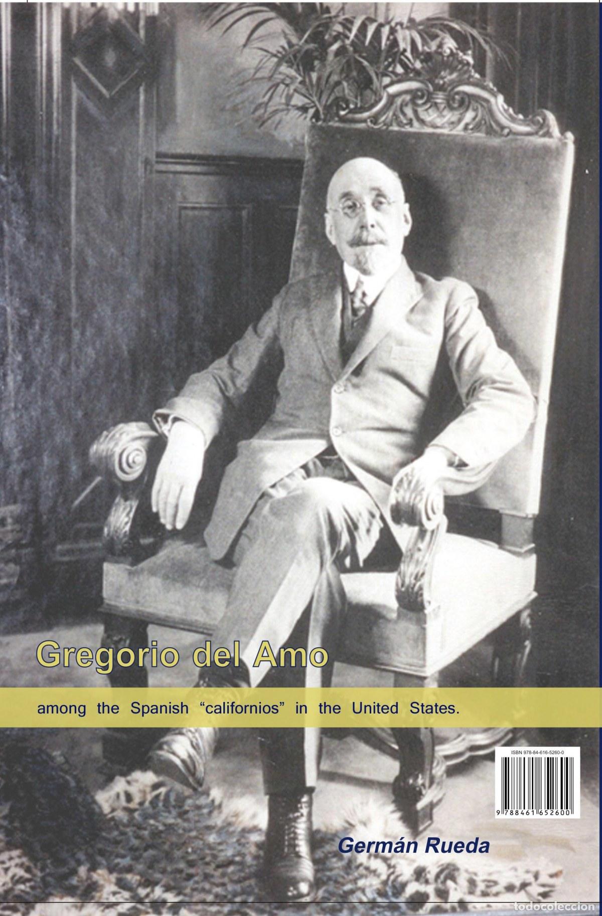 Libros: GREGORIO DEL AMO UN ESPA&Ntilde;OL EN ESTADOS UNIDOS (ES EN) - Rueda, German