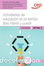 Livros: MANUAL ACTIVIDADES DE EDUCACION EN EL TIEMPO LIBRE INFANTIL Y JUVENIL - CEP