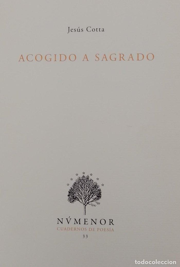 Libros: ACOGIDO A SAGRADO - .