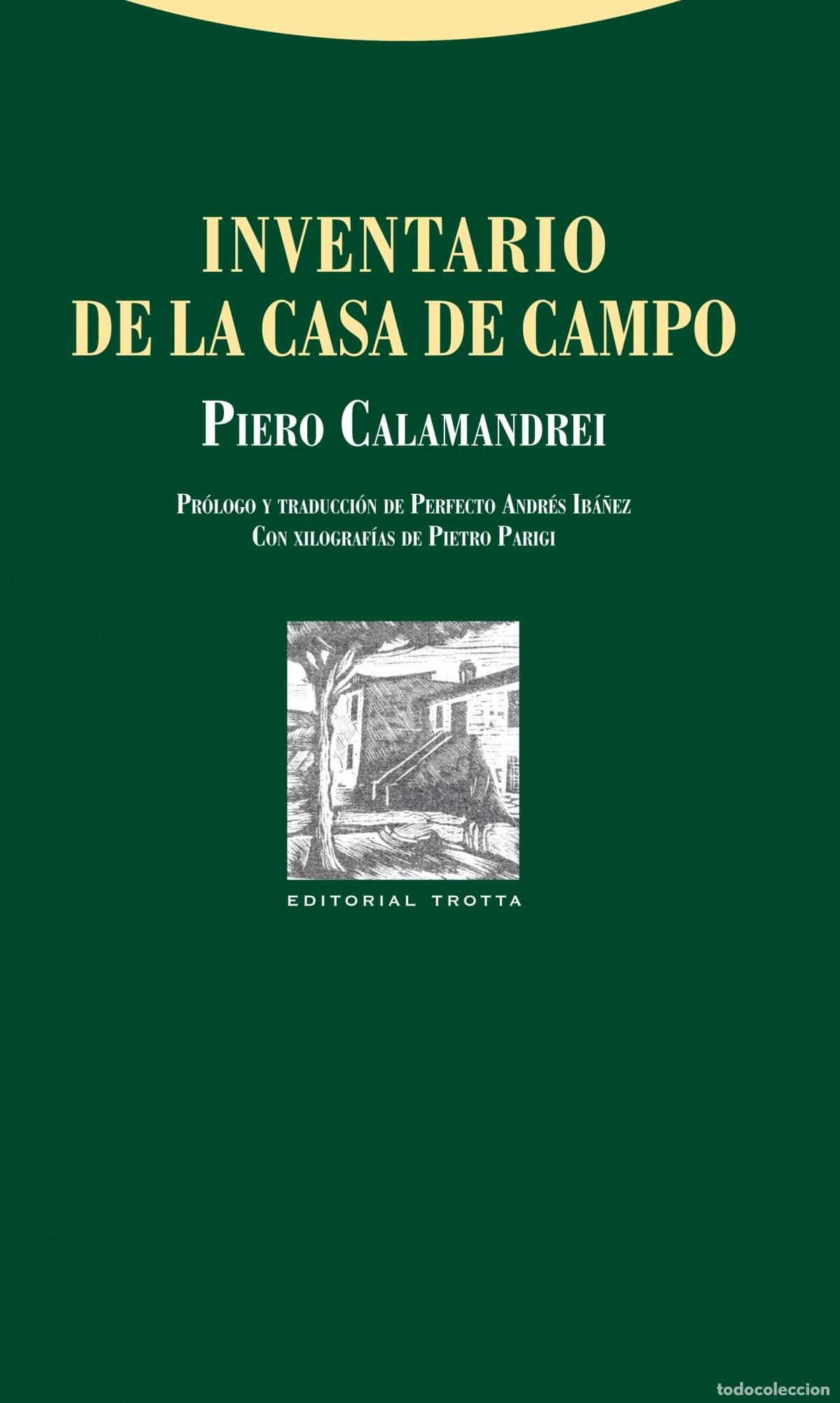 Libros: INVENTARIO DE LA CASA DE CAMPO - Calamandrei, Piero