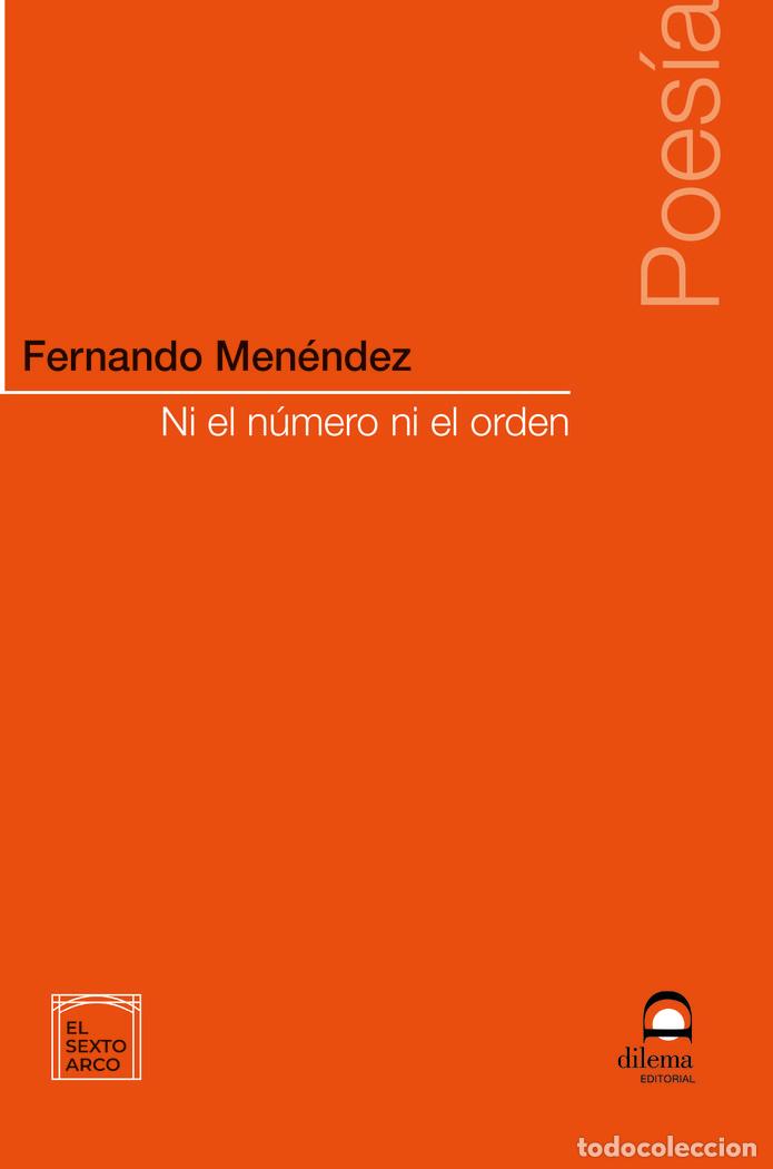 Libros: NI EL NUMERO NI EL ORDEN - MENENDEZ, FERNANDO