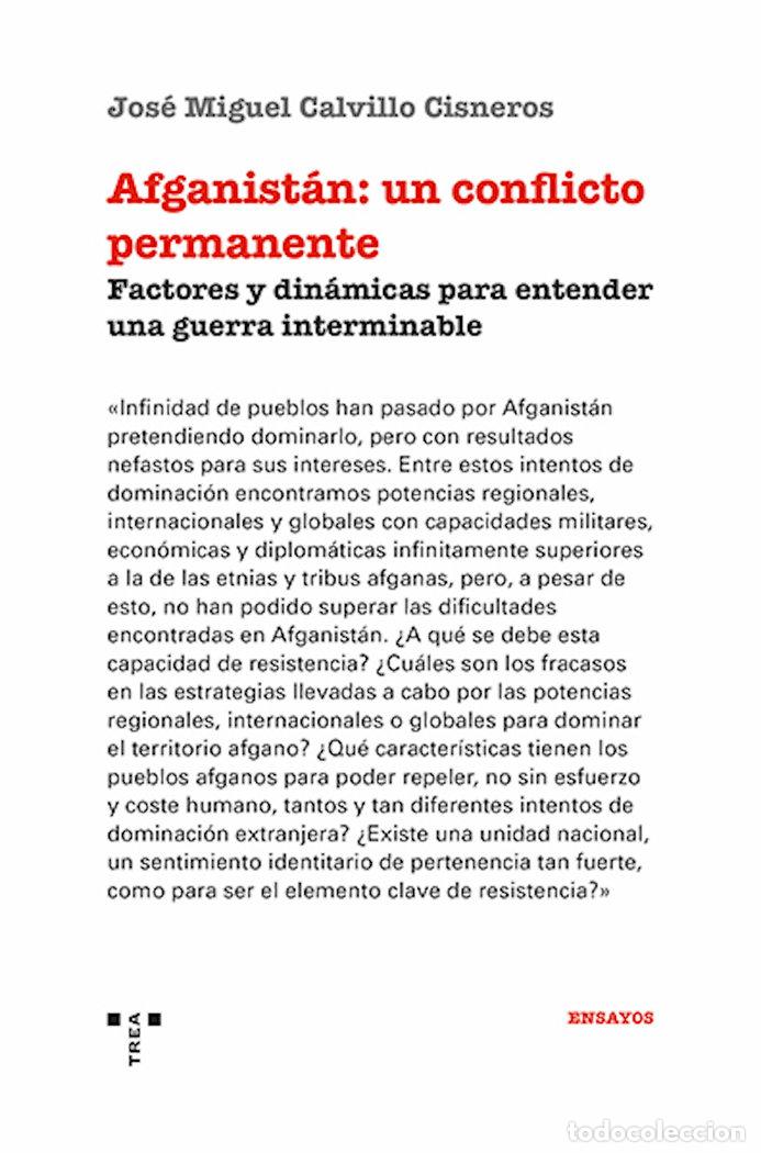 books: AFGANISTAN UN CONFLICTO PERMANENTE - CALVILLO CISNEROS, JOSE MIGUEL