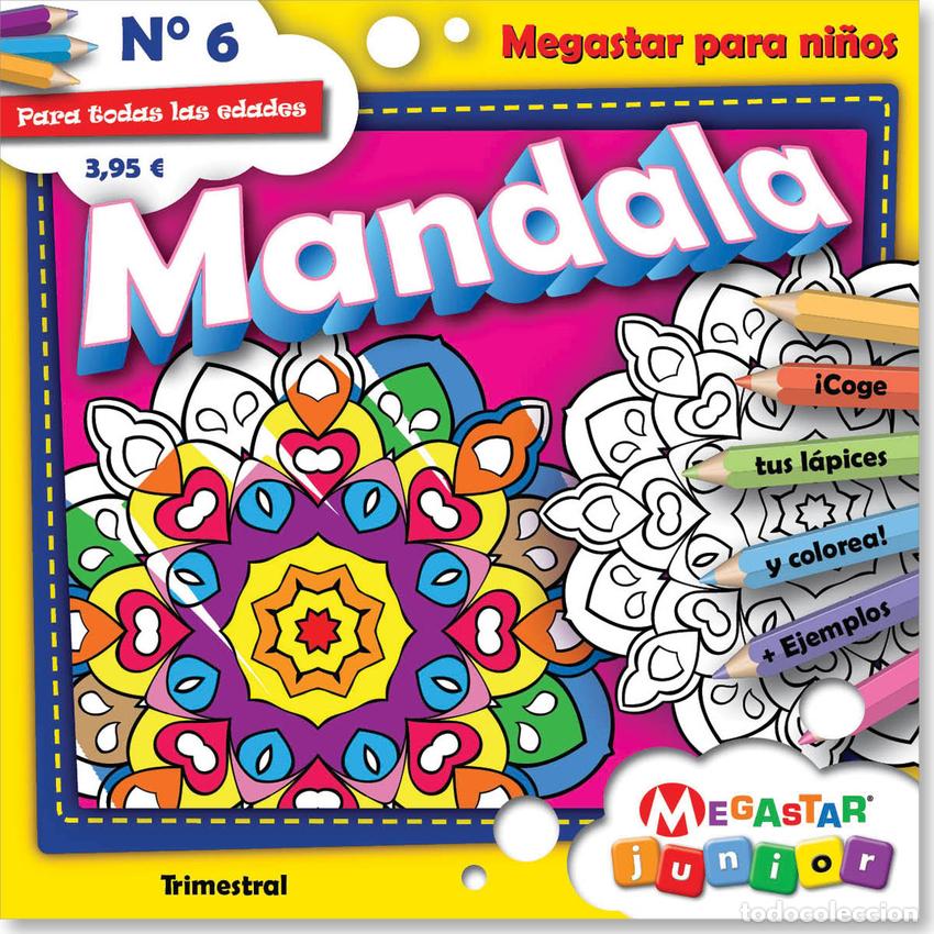 Livros: MANDALA JUNIOR COLOREA Y DISFRUTA 06 - Espanol/Castellano