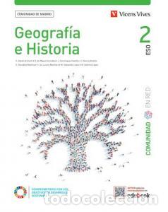 Libri: Geografia e historia 2 plus separata. comunidad de madrid (comunidad en red)e.s.o..2ocursocomunidad