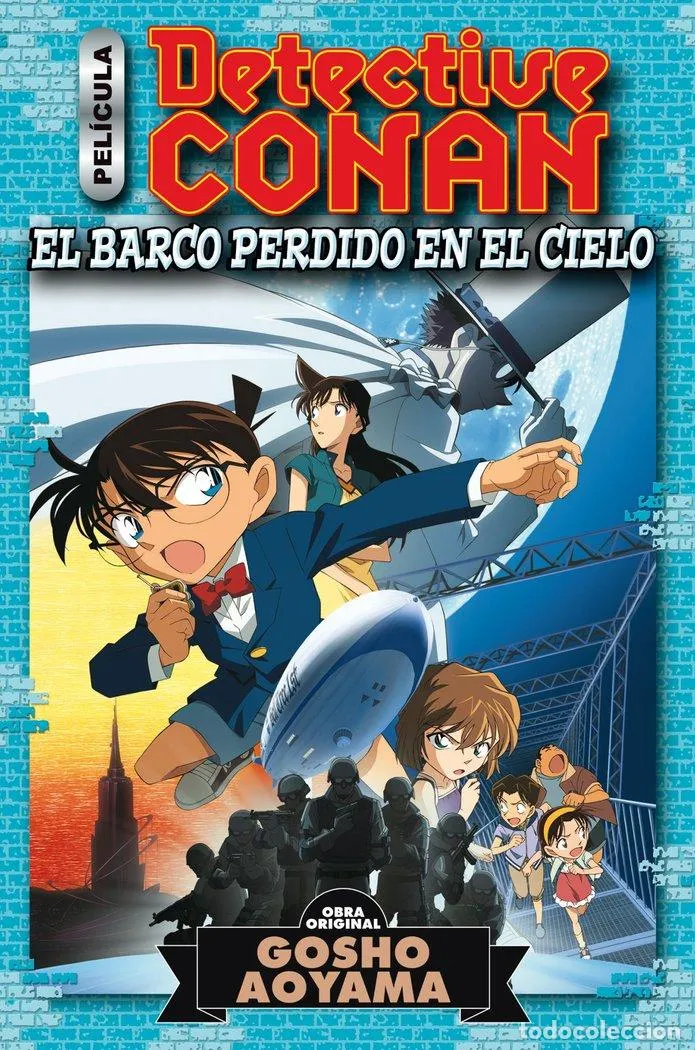 DETECTIVE CONAN ANIME COMIC EL BARCO PERDIDO EN EL CIELO - AOYAMA, GOSHO