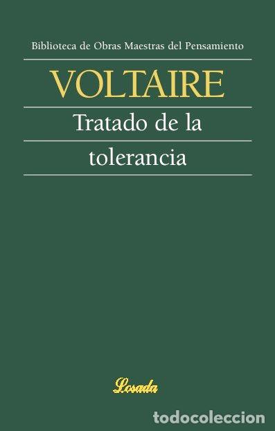 books: TRATADO DE LA TOLERANCIA - VOLTAIRE