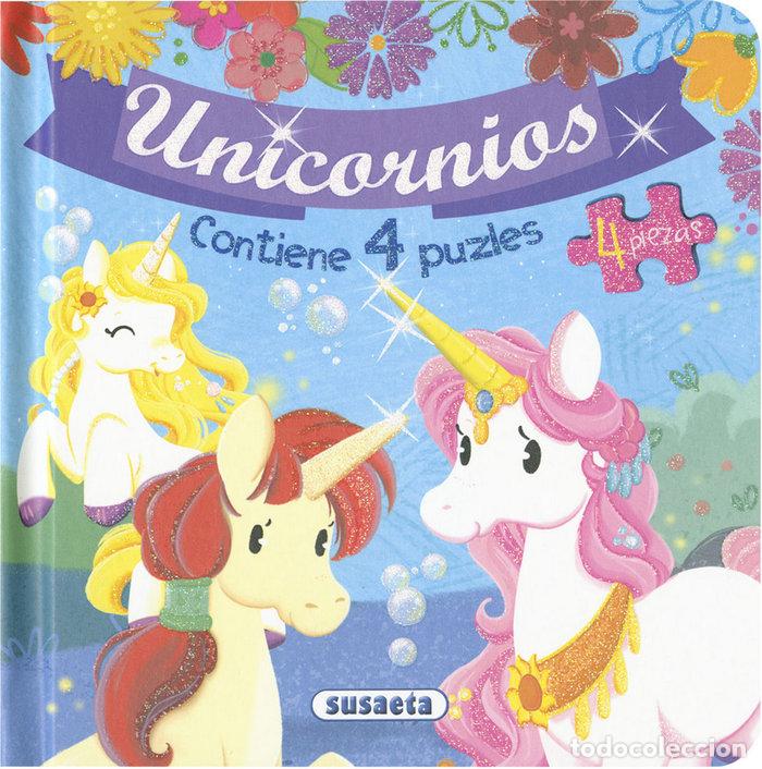 Libros: UNICORNIOS + 4 PUZLES - SUSAETA, EQUIPO