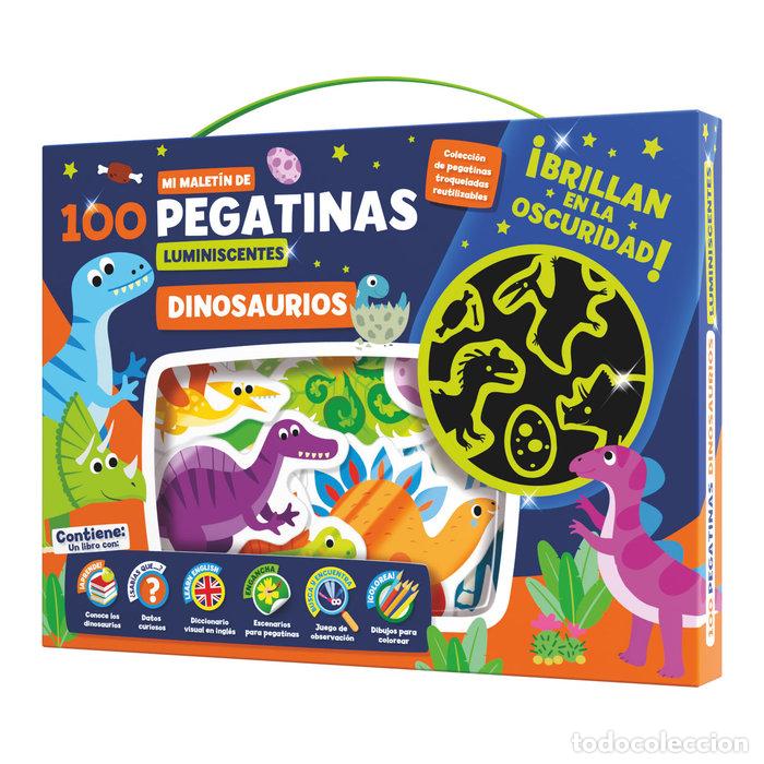Libri: MALETIN 100 PEGATINAS LUMINESCENTES DINOSAURIOS - IMAGILAND