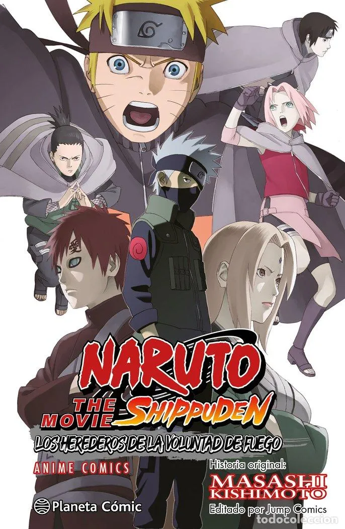 NARUTO SHIPPUDEN ANIME COMIC LOS HEREDEROS DE LA VOLUNTAD DE - KISHIMOTO, MASASHI