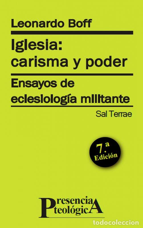 Livros: IGLESIA CARISMA Y PODER - BOFF LEONARDO