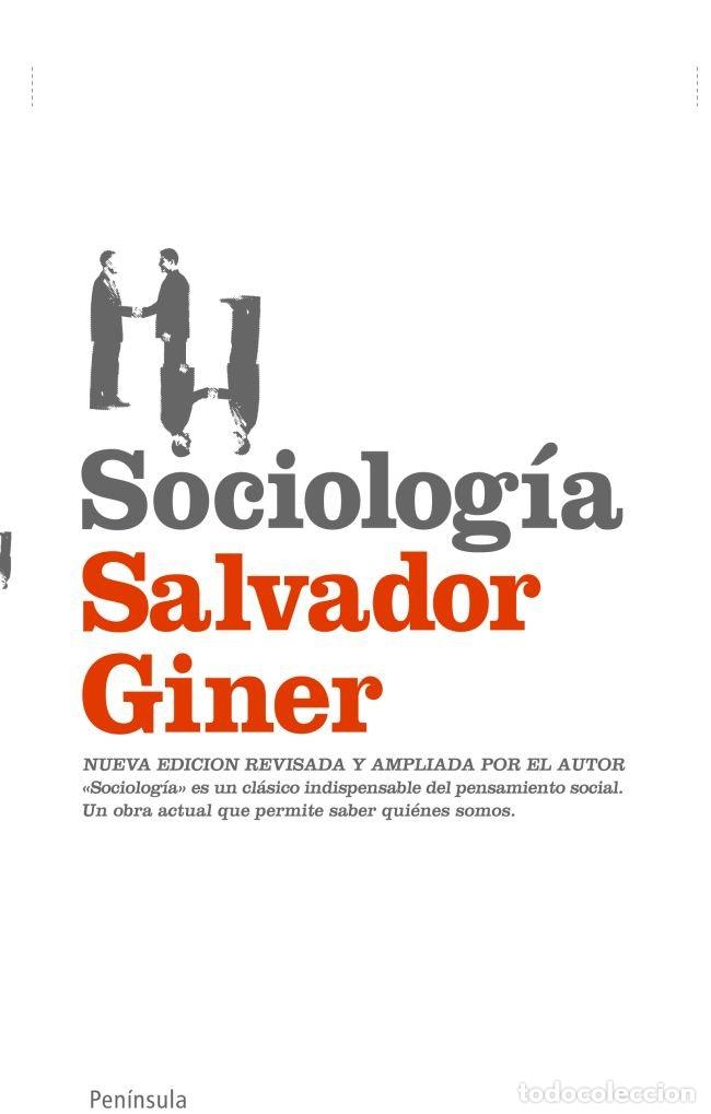 books: SOCIOLOGIA - GINER, SALVADOR
