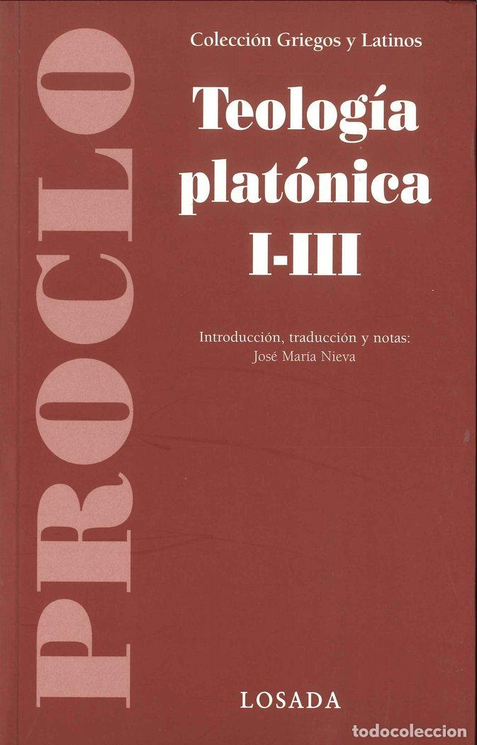 Livros: TEOLOGIA PLATONICA I-III - PROCLO