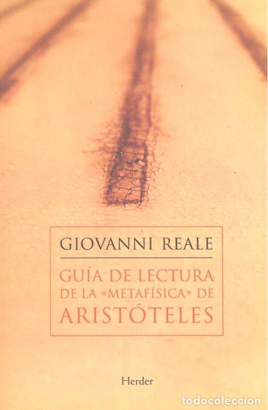 Libros: GUIA DE LECTURA DE LA METAFISICA AR - REALE