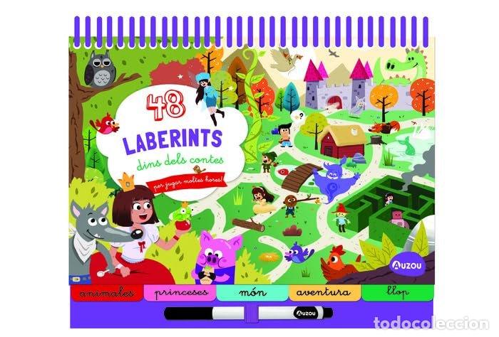 Libri: 48 LABERINTS DINS DELS CONTES PER JUGAR MOLTES HORES - AA.VV.
