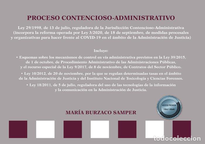 Libros: ESQUEMAS PROCESO CONTENCIOSO ADMINISTRATIV - BURZACO SAMPER, MARIA