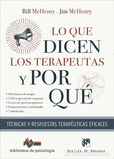 Livros: LO QUE DICEN LOS TERAPEUTAS Y POR QUE - BILL MACHENRY