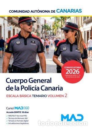 Libri: CUERPO GENERAL POLICIA CANARIA ESCALA BASICA TEMARIO 2 CANAR - AA.VV